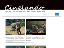 Tablet Screenshot of cinelando.com